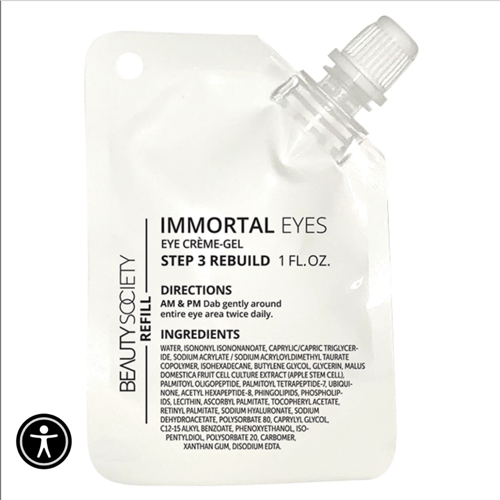 New sealed Beauty Society Immortal eyes refill